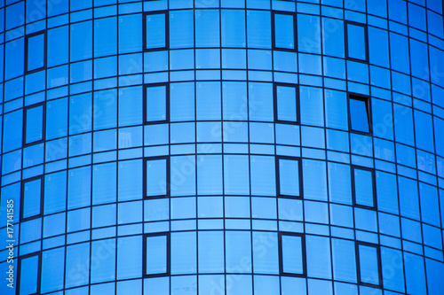 Windows with the skies background  abstract design