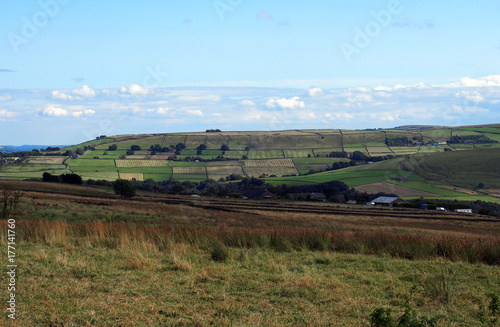 west yorkshire landscape in blackshaw head near hebden bridge west yorkshire