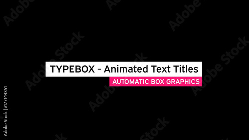 Animated Typebox
