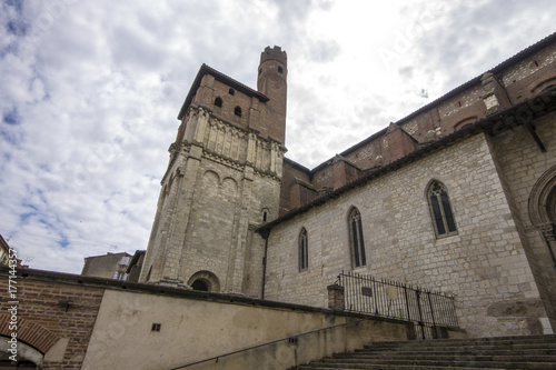 The Saint-Salvi Collegiate Church in Albi, France. A World Heritage Site since 2010.