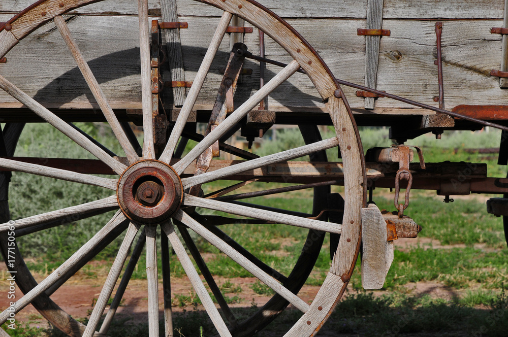wild west wagon wheel trading post Arizona United States