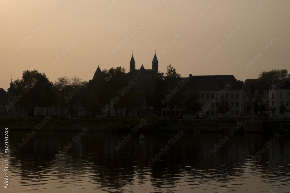 Obraz premium se skyline van Maastricht