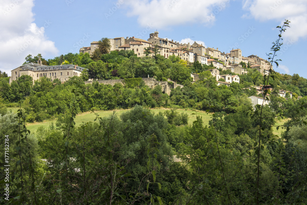 Views of Cordes-sur-Ciel, a beautiful town in southern France
