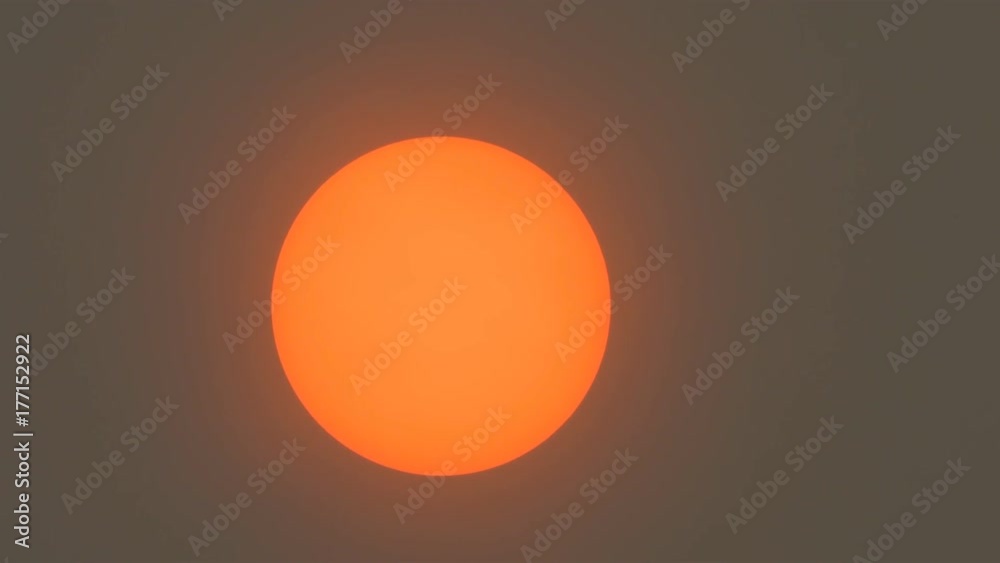Sunlight obscured by Sahara dust and wildfire smoke Sunlight obscured by Sahara dust and wildfire smoke