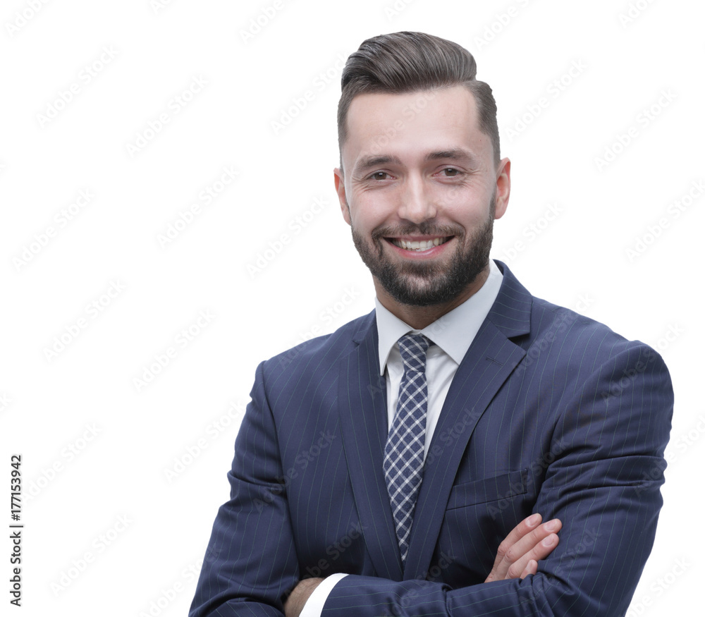 Closeup portrait of a confident middle businessman Closeup portrait of a confident middle businessman