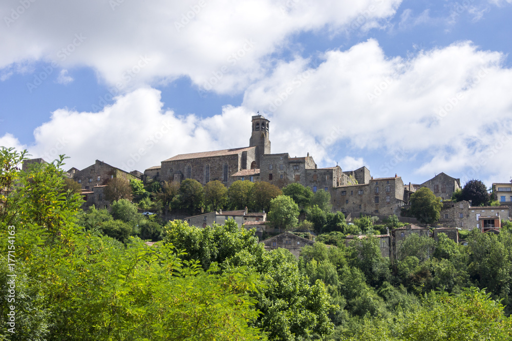 Views of Cordes-sur-Ciel, a beautiful town in southern France