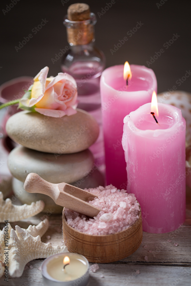 Beautiful composition of spa treatment Beautiful composition of spa treatment