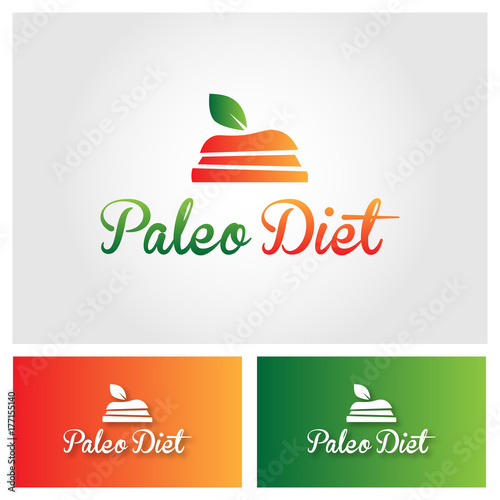 Paleo Diet food logo design