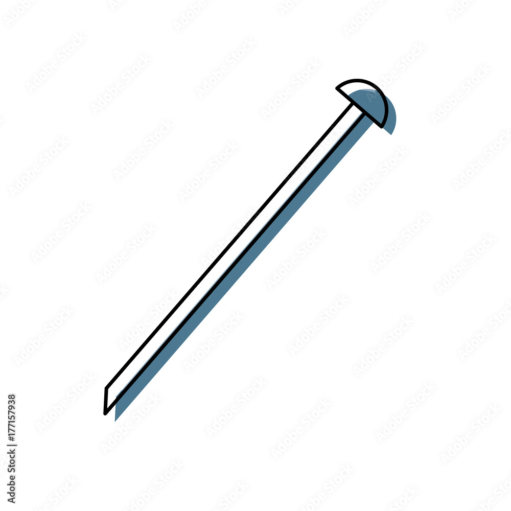 iron nail vector illustration iron nail vector illustration