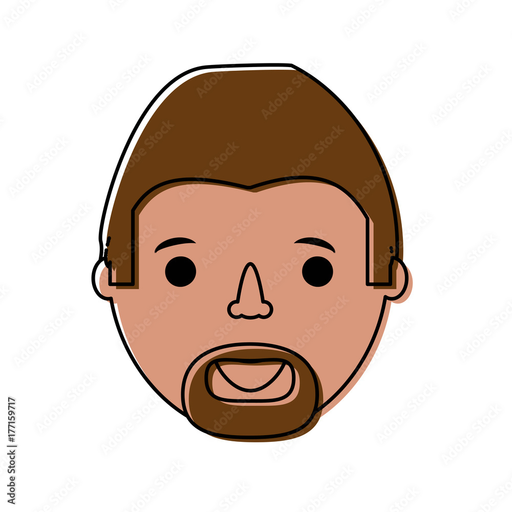 man face vector illustration man face vector illustration