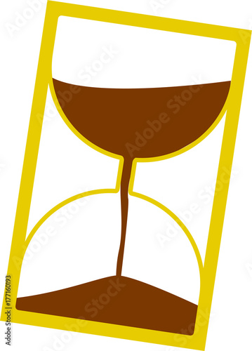 Hourglass sand clock