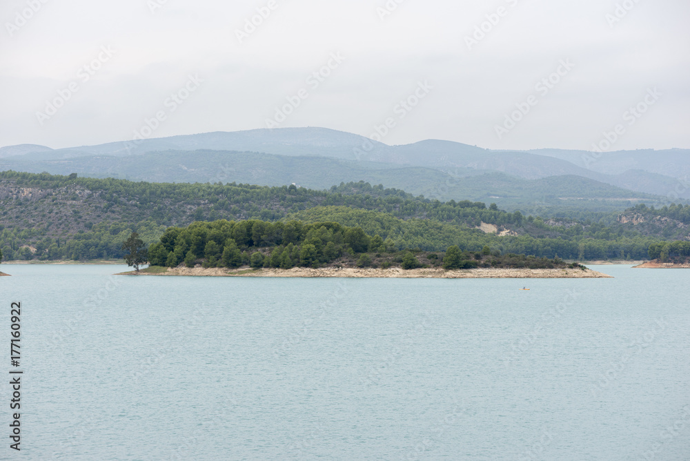 The sichar reservoir in Castellon, Valencia, Spain