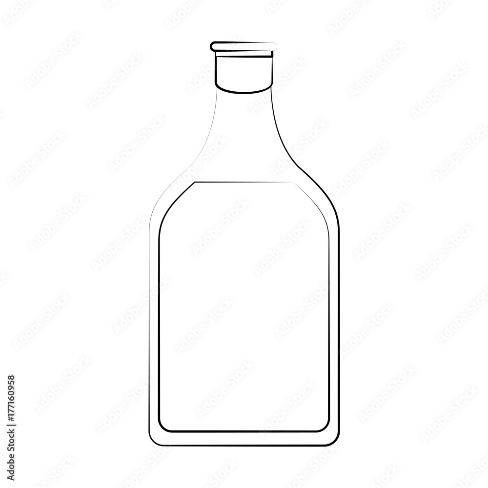 Wine bottle isolated icon vector illustration graphic design Wine bottle isolated icon vector illustration graphic design