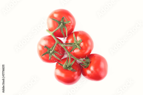 Fresh tomatoes Isolated on white background. Selective focus. © v_l