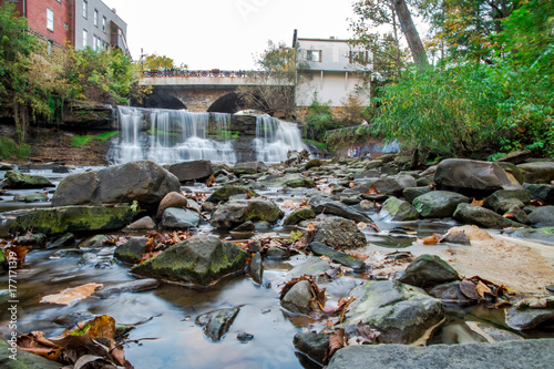 Bild auf Leinwand Chagrin Falls