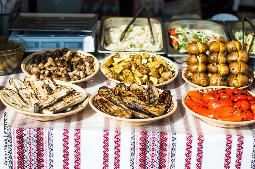 Fototapeta premium Street food