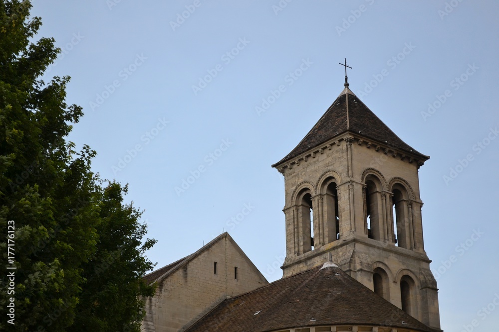 Saint Peter church, one of the oldest Catholic Churches from Paris, landmark located in the 19th arrondissement, France