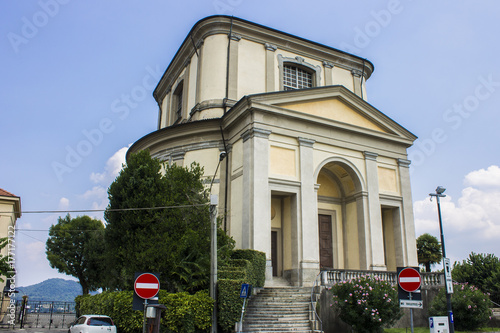 The Church of San Carlo Borromeo in the Sacro Monte di Arona, Italy