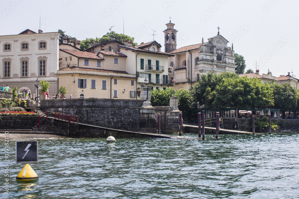 Fototapeta premium Isola Bella (lit. beautiful island), one of the Borromean Islands of Lago Maggiore in northern Italy