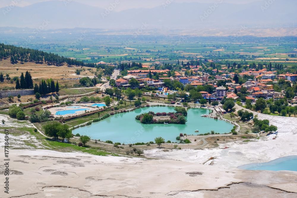 Beautiful view of resort city on sunny day