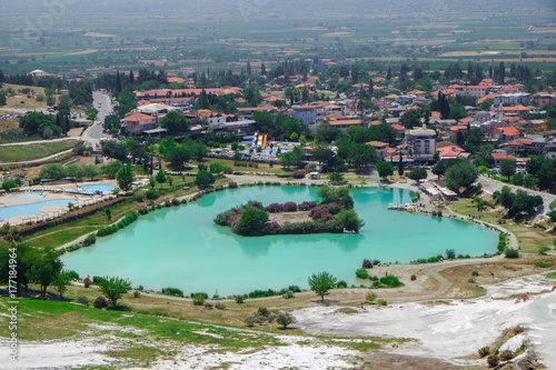 Beautiful view of resort city on sunny day