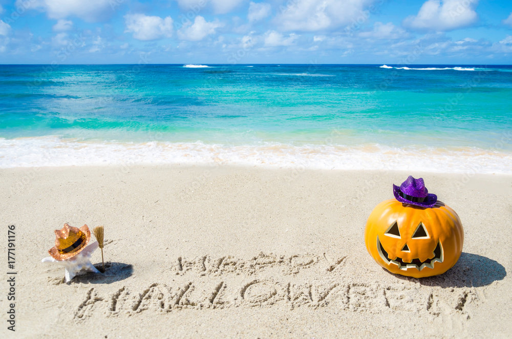 Obraz premium Ocean Halloween background