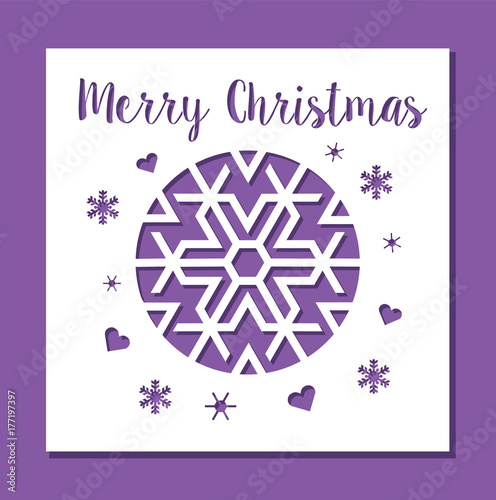 Christmas snowflake ornament