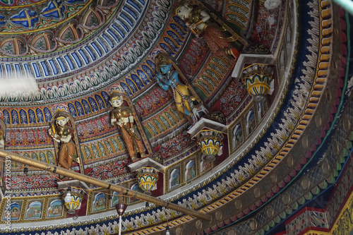 Domed ceiling of Shree Laxmi Narihan Ji photo