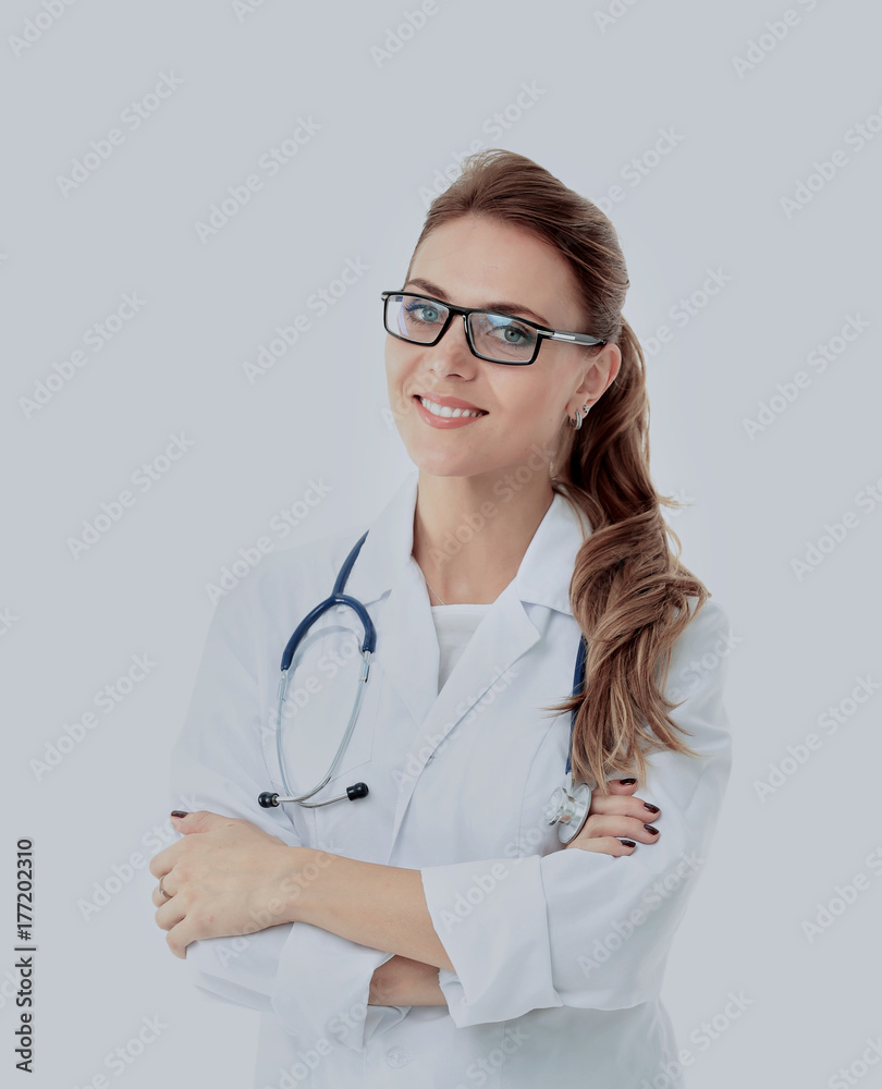 Portrait of reliable confident doctor Portrait of reliable confident doctor