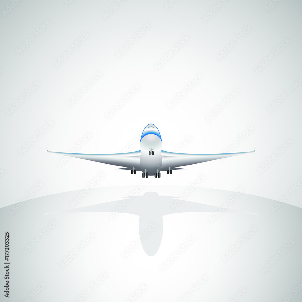 Airplane BlueSilver