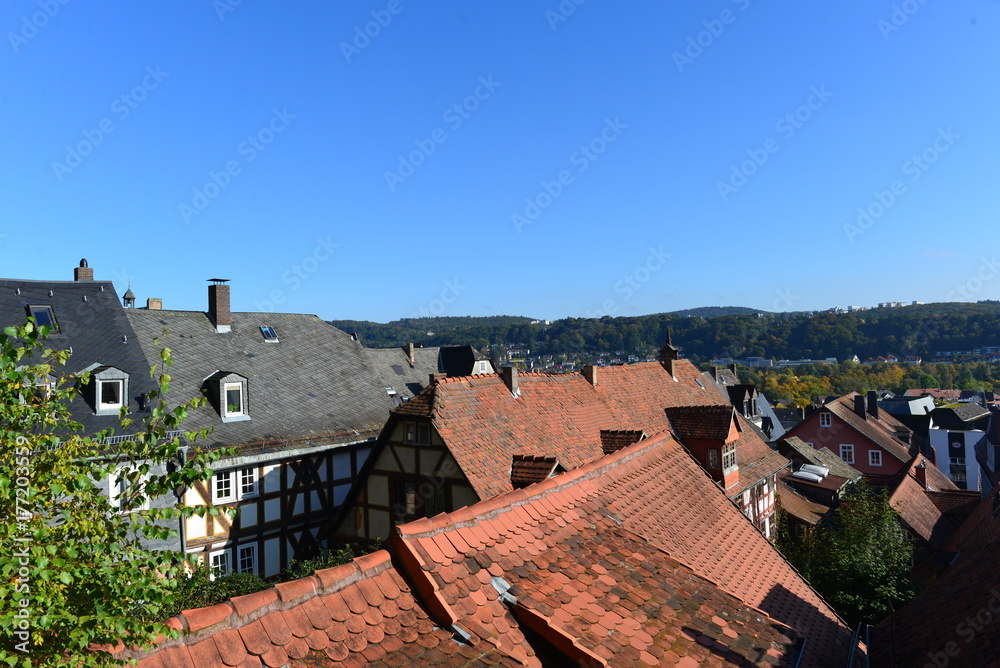 Altstadt Marburg an der Lahn in Hessen Altstadt Marburg an der Lahn in Hessen