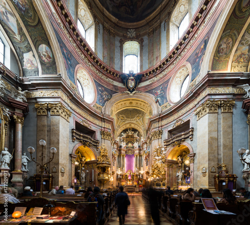 Visiting St. Peter's Church in Vienna, Austria’s capital © LevT