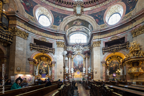 Visiting St. Peter s Church in Vienna  Austria   s capital