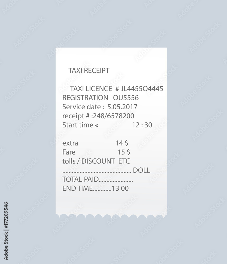 Paper atm check vector element. Shop reciept, retail bill isolated object, realistic financial invoice, receipt records sale of goods or provision of service. Paper atm check vector element. Shop reciept, retail bill isolated object, realistic financial invoice, receipt records sale of goods or provision of service.
