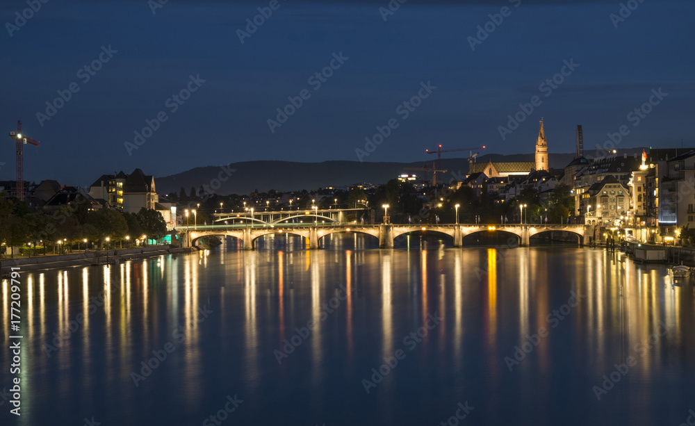 Basel, Blue Hour 