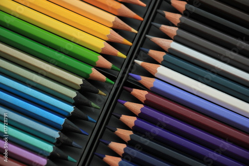 Brand new color pencils photo