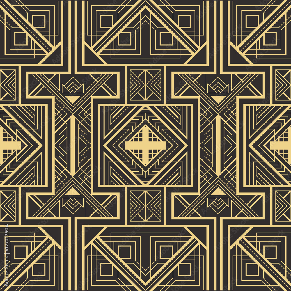 Abstract art deco seamless pattern Abstract art deco seamless pattern
