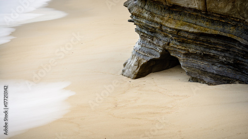 Sea cave along the San Diego, California coastline