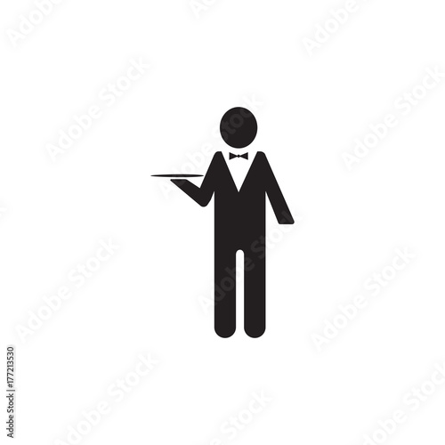 waiter character icon