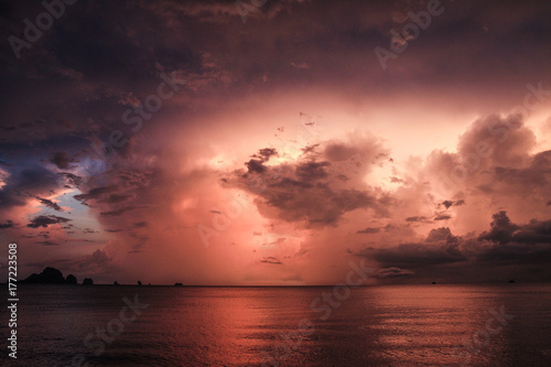 Strom sky at the beachfront © Wit.Siri
