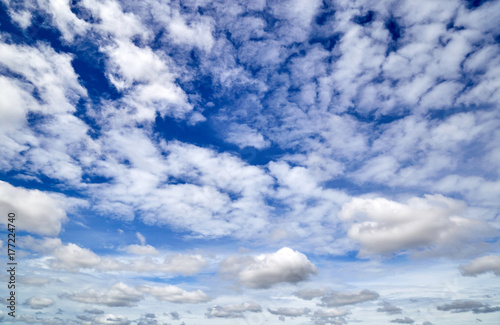 Blue sky with clouds