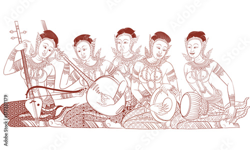 Thai traditional oainting