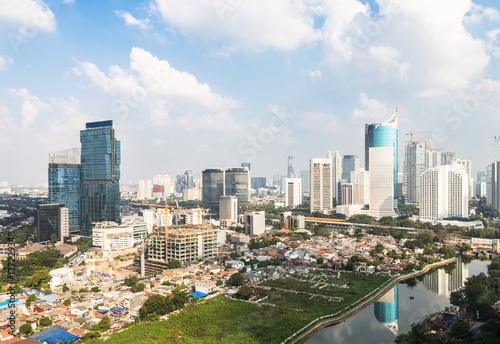 Jakarta skyline, Indonesia capital city.