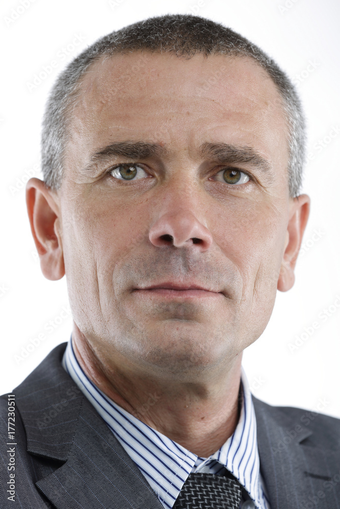 Obraz premium face of a successful businessman