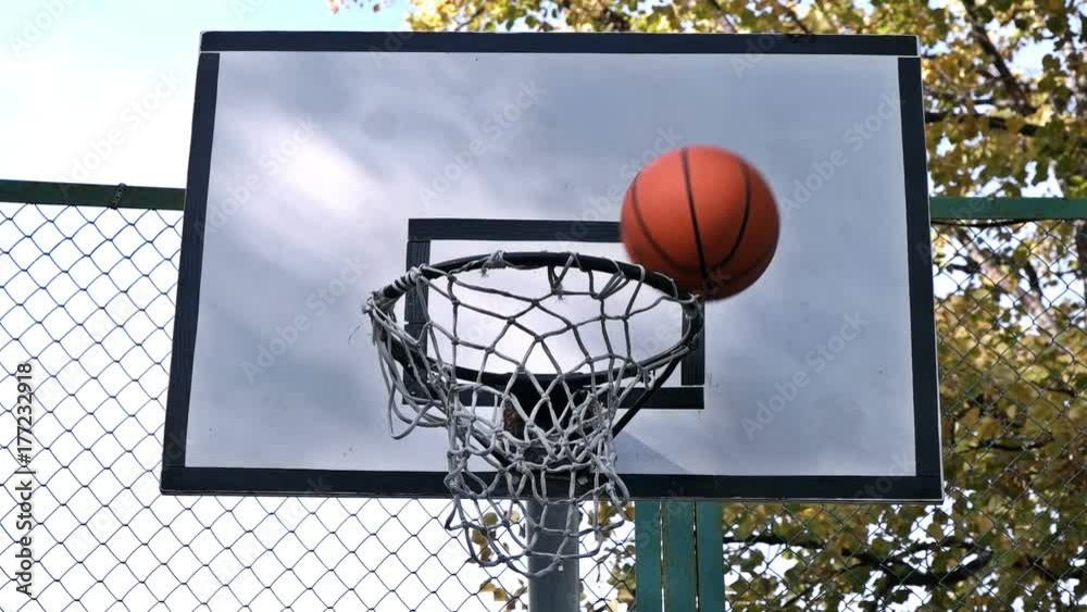 basketball ball misses the basket basketball ball misses the basket