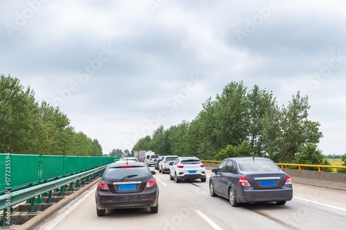traffic jam on the highway © chungking
