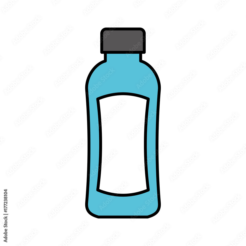 shampoo plastic bottle lotion or shower gel template design