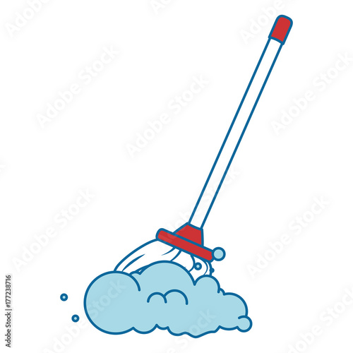 mop clean isolated icon