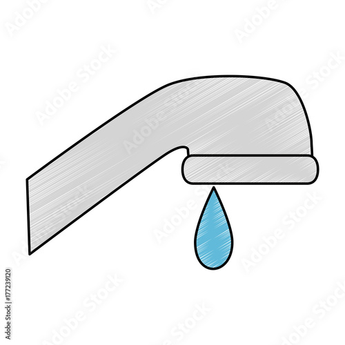 water faucet isolated icon