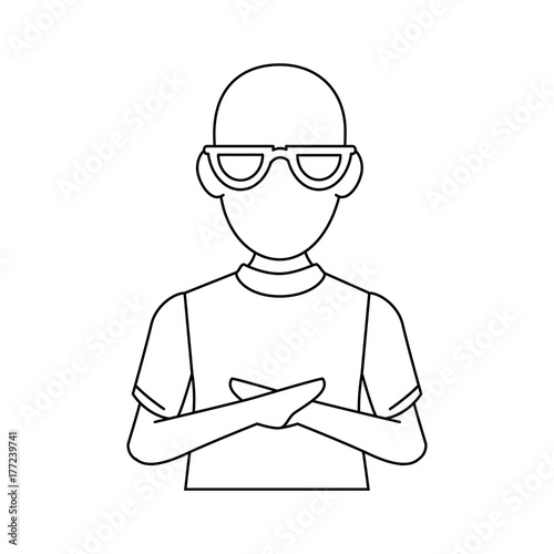 young man avatar character